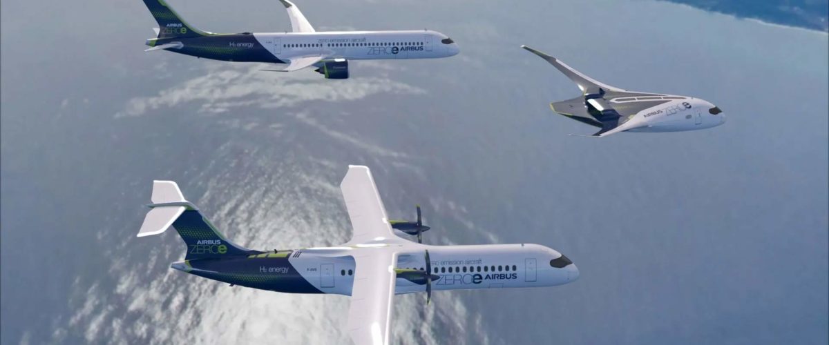 Airbus ZeroE Hydogen Aircraft - Low Carbon Air Travel